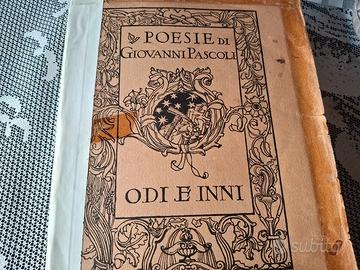 Poesie di Giovanni Pascoli Odi e Inni ed Zanichell