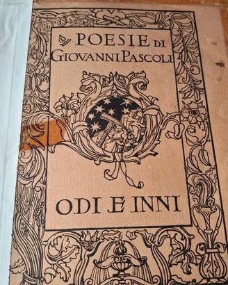 Poesie di Giovanni Pascoli Odi e Inni ed Zanichell