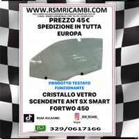 CRISTALLO VETRO SCENDENTE SX SMART 450