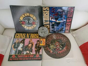 DISCHI LP PICTURE DISC CASSETTE GUNS ROSES