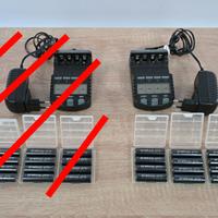 Batterie Eneloop Pro per flash + caricabatterie