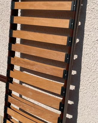 2 Reti singole con doghe, come nuove, euro 100