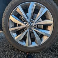 Cerchi in lega da 17 Vw con gomme invernali