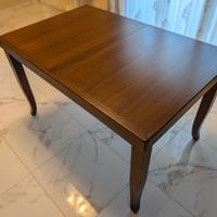 TAVOLO IN VERO LEGNO ALLUNGABILE UN LATO PER VOLTA