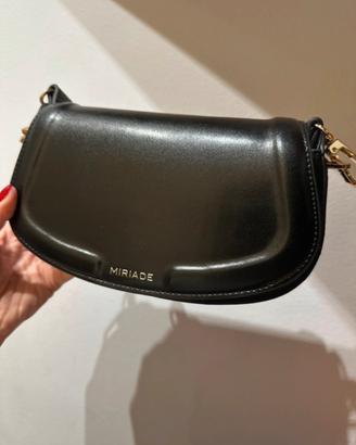 Borsa tracolla nera Miriade