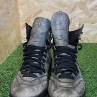 Hogan sneaker alta tg 39.5 grigio argento