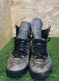 Hogan sneaker alta tg 39.5 grigio argento