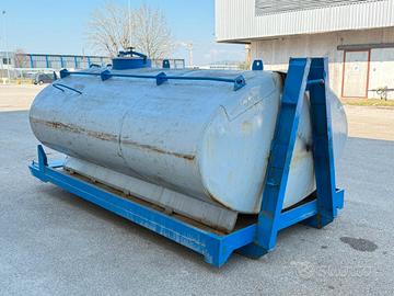 Cisterna scarrabile in ferro 7000 litri