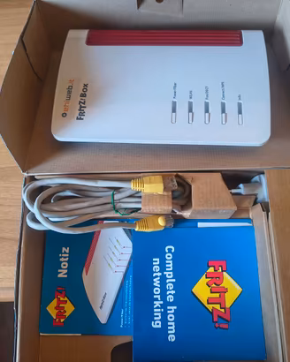 FRITZ Box 5530 Fiber Router Mesh Modem WiFi 6 FTTH