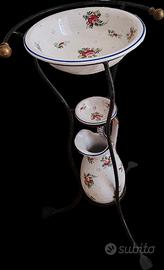 Portacatino in ferro battuto