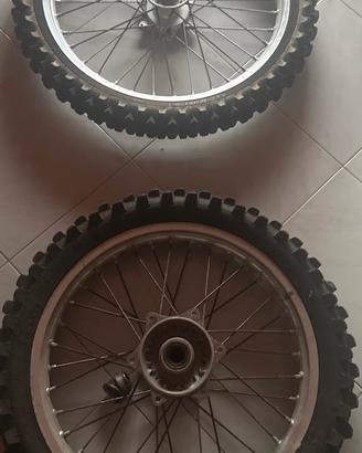 Cerchi Excel GasGas MC 125 2022 + gomme Starcross
