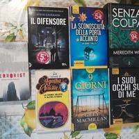 Nr. 7 libri gialli-thriller(tot. € 14)