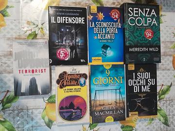 Nr. 7 libri gialli-thriller(tot. € 14)