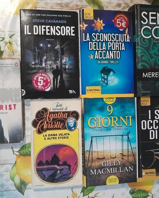 Nr. 7 libri gialli-thriller(tot. € 14)