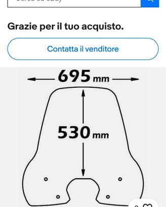 Paravento Parabrezza Isotta Peugeuot Tweet