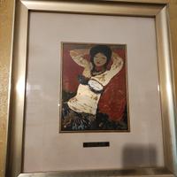 Dipinto DONNA GIAPPONESE di Fiume