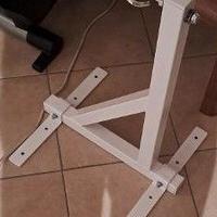 reggi sacco da boxe nuovo raro bianco in metallo