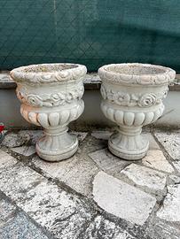 Vaso da giardino in cemento anni 80