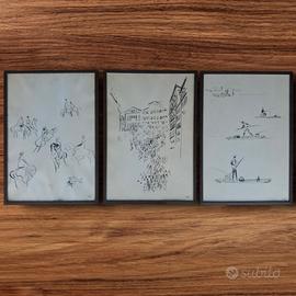 quadri litografia Carybé 