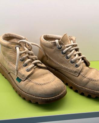 Scarpe Kickers n.37 beige