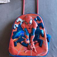 Trolley Asilo Spiderman Rosso e Blu