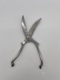 Cesoia Trinciapollo Vintage in Acciaio Inox