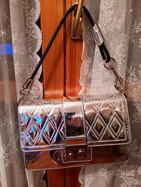 Borsa argento Trussardi Jeans nuova