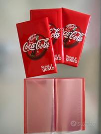 4 Porta menù Coca Cola vintage anni 90