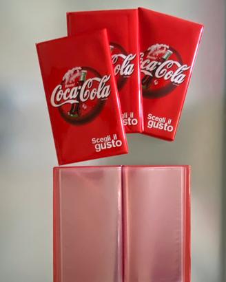 4 Porta menù Coca Cola vintage anni 90