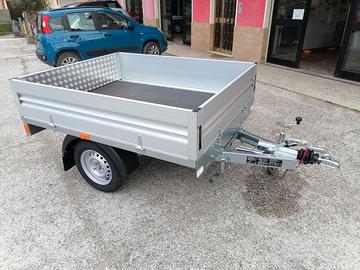 Rimorchio nuovo trasporto cose C180 CF sponde alu