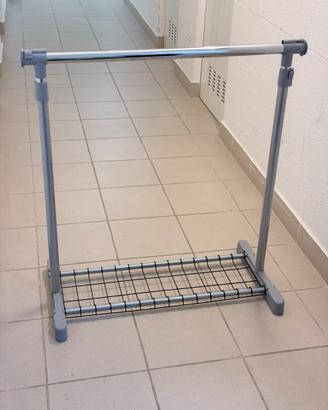 Stand appendiabiti regolabile + griglia scarpiere