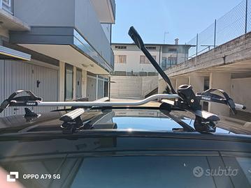 Portabici Thule completo di barre