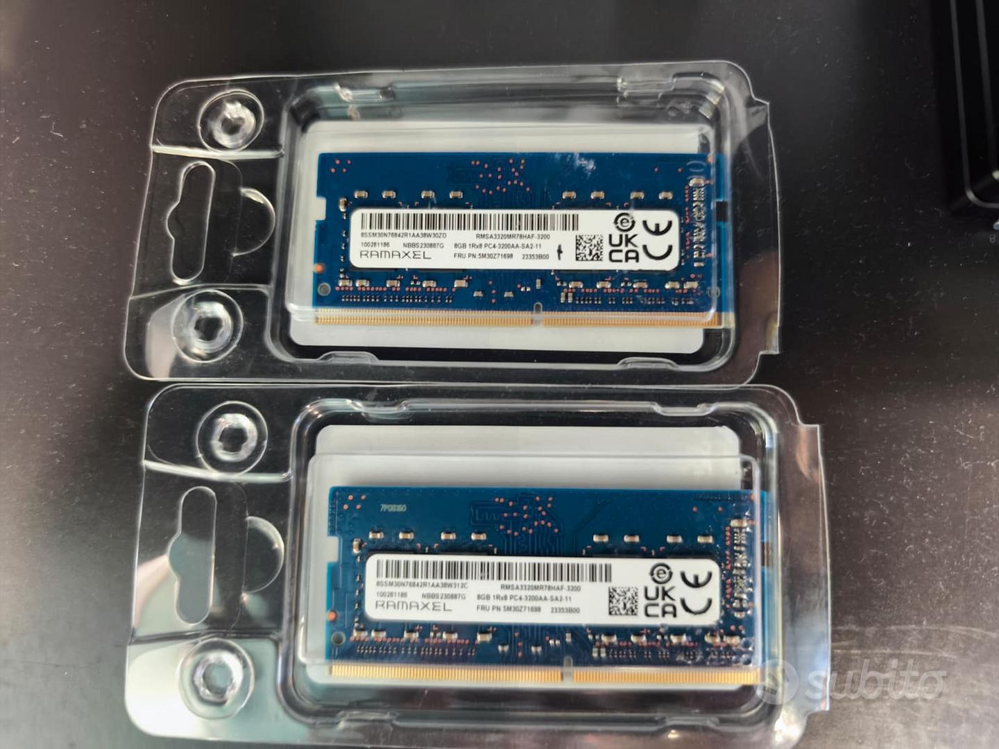 Kit 2 RAM da 8gb Ramaxel tot 16gb DDR4 3200MHz - Informatica In