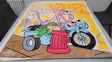 Quadro autore contemporaneo, Pantera Rosa di Hipo