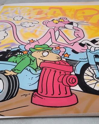 Quadro autore contemporaneo, Pantera Rosa di Hipo