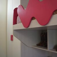 Letto a castello con armadio