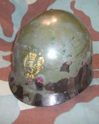 WW2 Us Army M-1 Liner Helmet riutilizzo Polizia