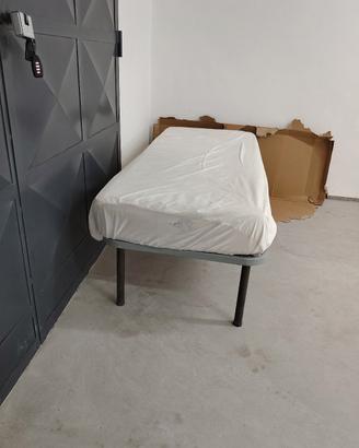 letto singolo (rete e materasso)