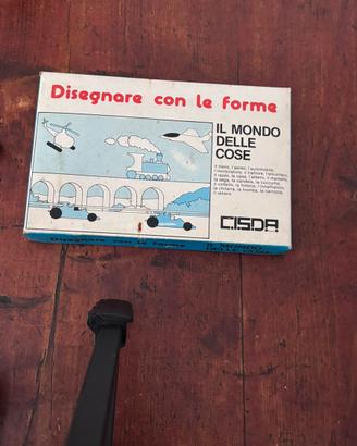 Gioco da tavolo-disegnare con le forme