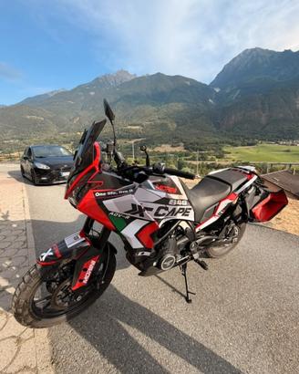 morini x cape 650 a2 incidentata 
