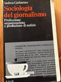 Libro "Sociologia del giornalismo"