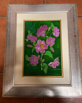 Quadro Fiori lucido