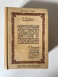 Manuali Hoepli "Architettura Italiana antica e..."