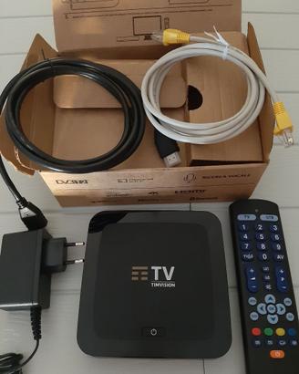 TIMVISION BOX CON DIGITALE TERRESTRE DVBT2 ENTRA