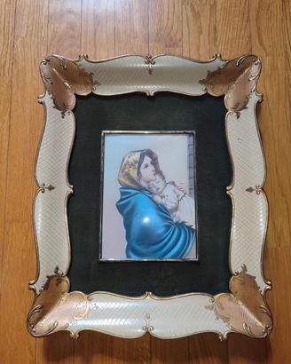 QUADRO D'ANTIQUARIATO "Madonna con bambino"