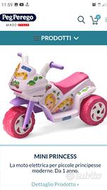 Moto mini Princess 