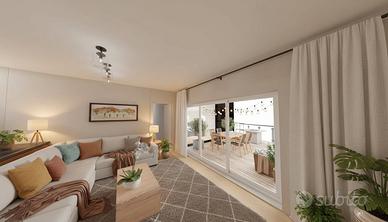 Attico con terrazzo panoramico in realizzazione