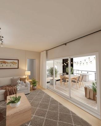 Attico con terrazzo panoramico in realizzazione