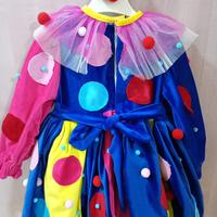 Vestito carnevale pagliaccetta