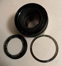 Obiettivo olympus zuiko 50 f1,8 ROTTO PER RICAMBI